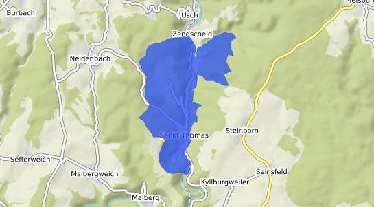 Bodenrichtwertkarte Sankt Thomas Eifel